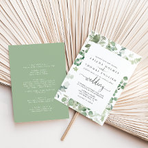 Eukalyptus Front & Back Wedding