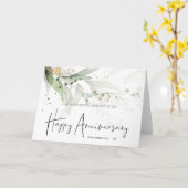 Eukalyptus Fünfjahresparte zum 5. Jahrestag der Eh Karte (Gelbe Blume)