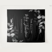 Eukalyptus Future Frau Brautparty Backdrop Wandteppich (Vorderseite (Horizontal))