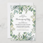 Eukalyptus Garden Housewarming Party Einladung (Vorderseite)
