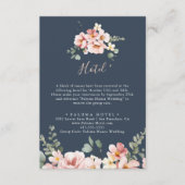 Eukalyptus Garden Rose Floral Hotel Begleitkarte (Vorderseite)