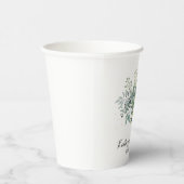 Eukalyptus Garden Wedding Paper Cups Pappbecher (Rechts)