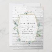 Eukalyptus Garden Wedding Save The Date (Vorderseite)