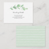 Eukalyptus-Gartenwasserfarbe | Gute Karte (Vorne/Hinten)