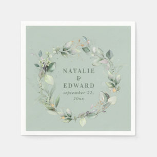Eukalyptus-Gastgeschenk für Hochzeiten Serviette