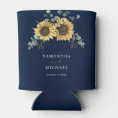 Eukalyptus-Gastgeschenk Hochzeit Dosenkühler (Rückseite)