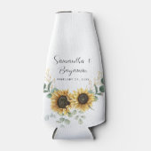 Eukalyptus-Gastgeschenk Hochzeit Flaschenkühler (Vorderseite)