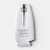 Eukalyptus-Gastgeschenk Hochzeit Flaschenkühler (Rückseite)