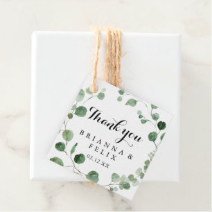 Eukalyptus Gastgeschenk Hochzeit Geschenkanhänger