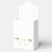 Eukalyptus-Gastgeschenk Hochzeit Geschenkschachtel (Geöffnet)