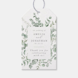 Eukalyptus-Gastgeschenke Hochzeiten Geschenkanhänger