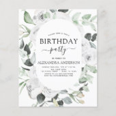 Eukalyptus Geburtstagspartei Blumenkohl-Rose (Vorderseite)