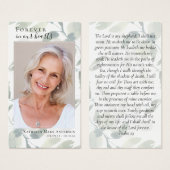 Eukalyptus-Gedenkkarte (Vorne & Hinten)