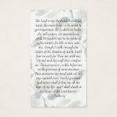 Eukalyptus-Gedenkkarte (Rückseite)