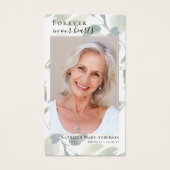 Eukalyptus-Gedenkkarte (Vorderseite)