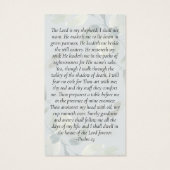 Eukalyptus-Gedenkkarte (Rückseite)