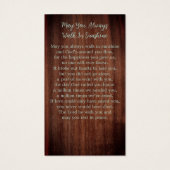 Eukalyptus-Gedenkkarte für rustikales Beileid (Rückseite)