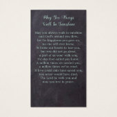 Eukalyptus-Gedenkkarte für rustikales Foto (Rückseite)