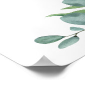 Eukalyptus-Gedenkstätte Foto zur Beerdigung des Ge Poster (Ecke)