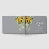 Eukalyptus-Gelbe Hochzeit im Herbst Gästebuch (Voll)