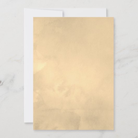 Eukalyptus Geometric 50. Hochzeitstag Einladung (Rückseite)