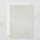 Eukalyptus Geometric Baby Showroom von Mail Einladung (Rückseite)