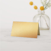 Eukalyptus Geometric Gold Foil Wedding Platzkarte (Rückseite)