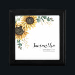 Eukalyptus Geometric Sunflower Brautparty Erinnerungskiste<br><div class="desc">Sonnenblume Eukalyptus Geometrisches Brautparty Geschenkboxen zur Leckerei der Person in Ihrem Leben,  die alles hat. Passen Sie diese Geschenkboxen einfach an andere besondere gesellschaftliche Veranstaltungen wie Geburtstagsfeiern,  Babyduschen,  Jubiläumsfeiern und vieles mehr an,  indem Sie auf den Button "Personalisieren" klicken.</div>