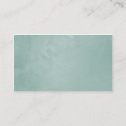 Eukalyptus Geometric Wedding Platzkarte (Rückseite)