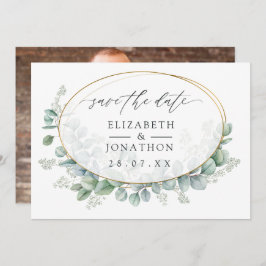 Eukalyptus Geometric Wedding Save The Date