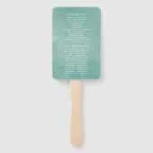 Eukalyptus Geometric Wedric Program für Wasserfarb Fächer (Rückseite)