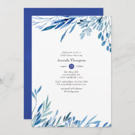 Eukalyptus Geometrisches Brautparty Einladung