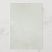 Eukalyptus Geometrisches Brautparty Hinweiskarte (Rückseite)