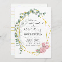 Eukalyptus Geometrisches Brautparty nach Mail