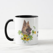 Eukalyptus German Shepherd Dog Tasse (Links)
