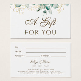 Eukalyptus-Geschenkkarte