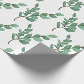 Eukalyptus-Geschenkpapier Geschenkpapier (Ecke)