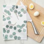 Eukalyptus Geschirrtuch (Viertel Falte)