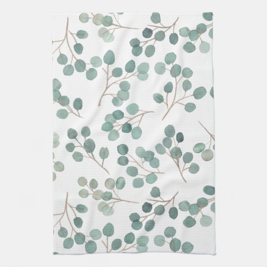 Eukalyptus Geschirrtuch (Vertikal)