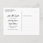 Eukalyptus-Gipskraut Ankündigungspostkarte (Rückseite)