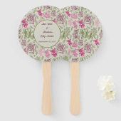 Eukalyptus-Girl-Babydusche Fächer (Vorne und Hinten)