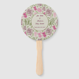 Eukalyptus-Girl-Babydusche Fächer