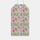 Eukalyptus-Girl-Babydusche Geschenkanhänger (Rückseite)