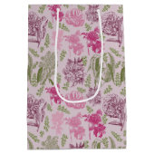 Eukalyptus-Girl-Babydusche Mittlere Geschenktüte (Rückseite)