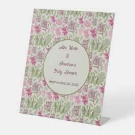 Eukalyptus-Girl-Babydusche Sockelschild