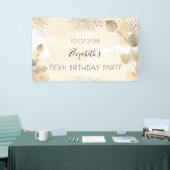 Eukalyptus-Glitzer Banner (Messeveranstaltung)