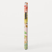 Eukalyptus-Glitzer Monogramm Case-Mate iPhone Hülle (Hinten/Rechts)