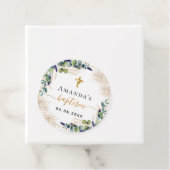 Eukalyptus-Glitzer Monogramm Geschenkanhänger (Beispiel)