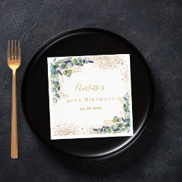 Eukalyptus-Glitzer Serviette