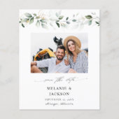 Eukalyptus Glow Foto Save the Date 2 (Vorderseite)